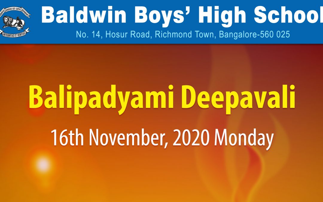 Balipadyami Deepavali Baldwin Boys High School
